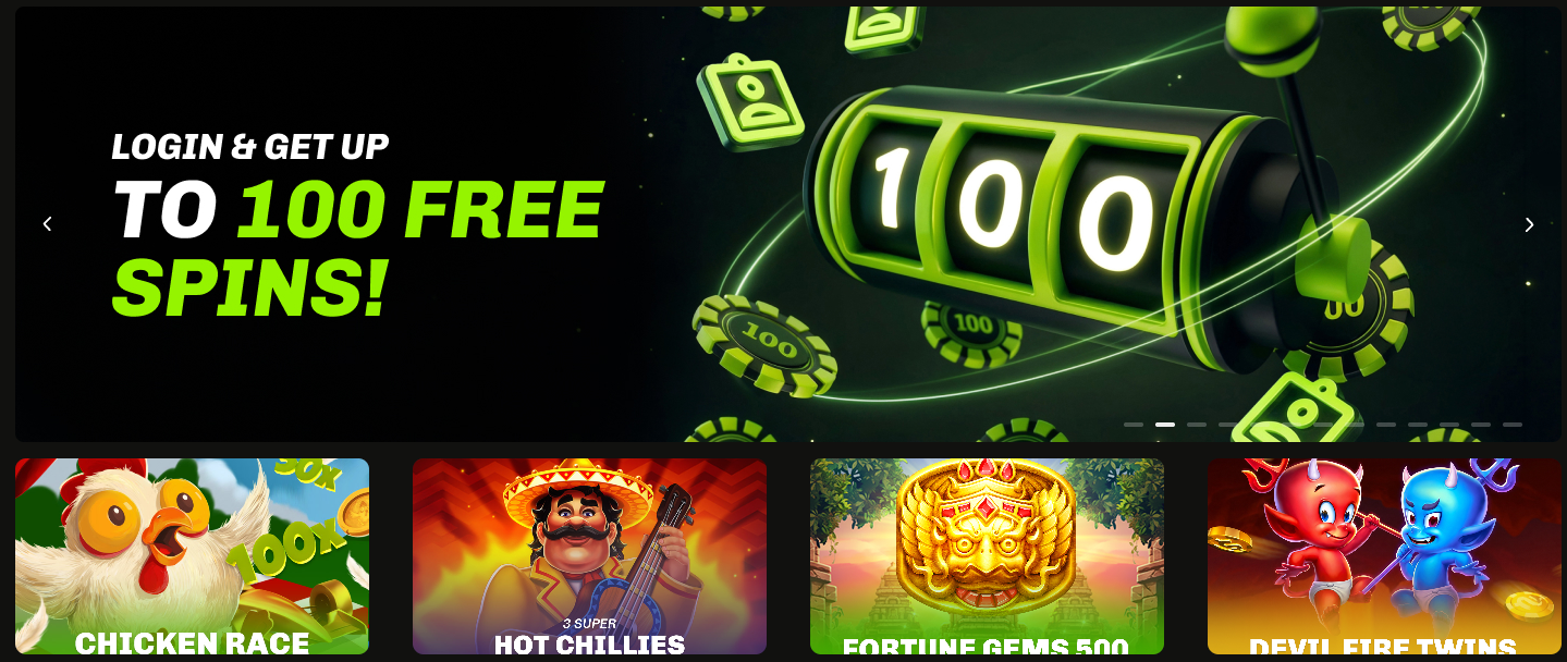 Red Stag casino welcome bonus screen
