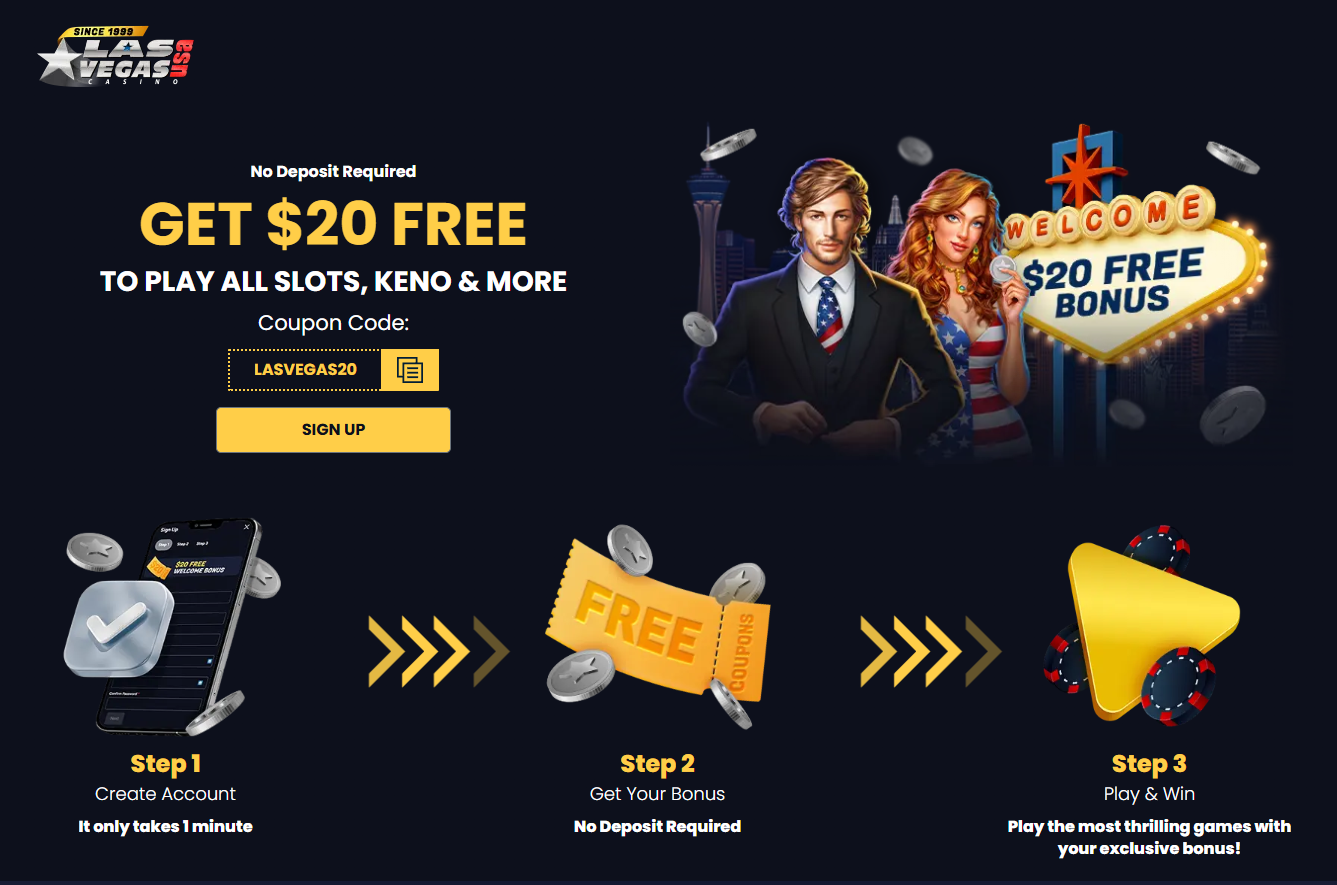 SlotsPlus coupon and welcome bonus screen
